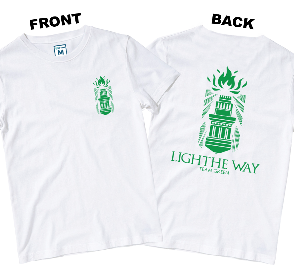 Cotton Shirt: Light The Way (Front and Back)