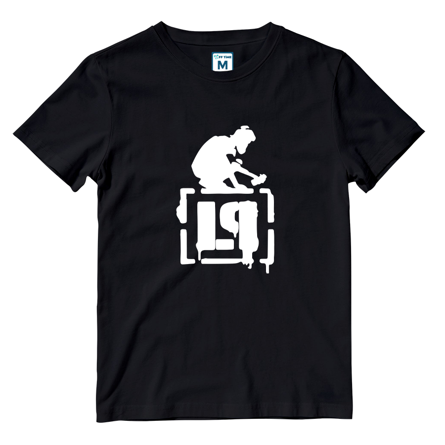 Cotton Shirt: Linkin Park Spray Painting