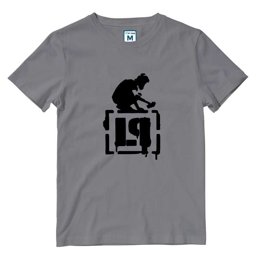 Cotton Shirt: Linkin Park Spray Painting