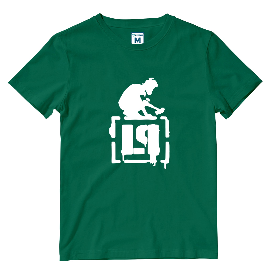 Cotton Shirt: Linkin Park Spray Painting