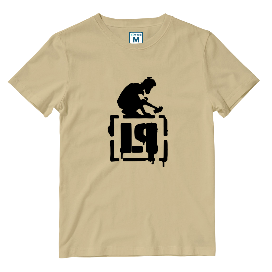 Cotton Shirt: Linkin Park Spray Painting