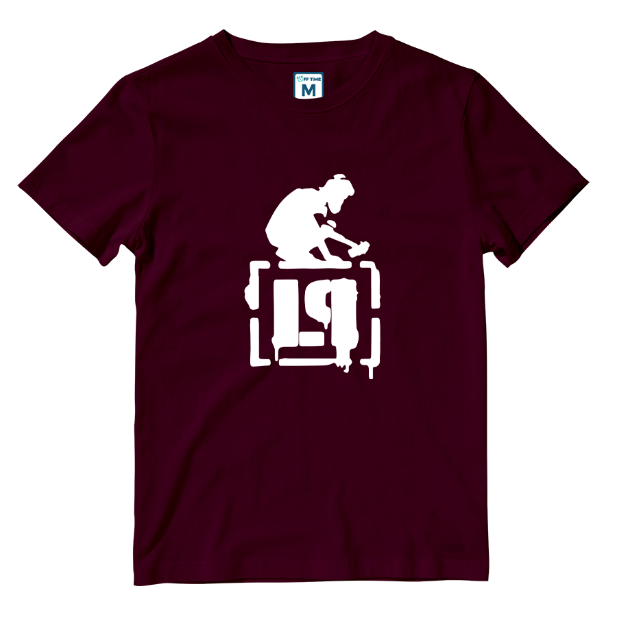 Cotton Shirt: Linkin Park Spray Painting