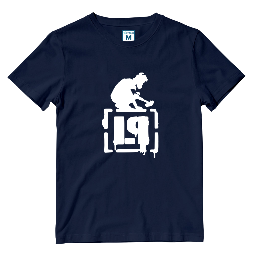 Cotton Shirt: Linkin Park Spray Painting