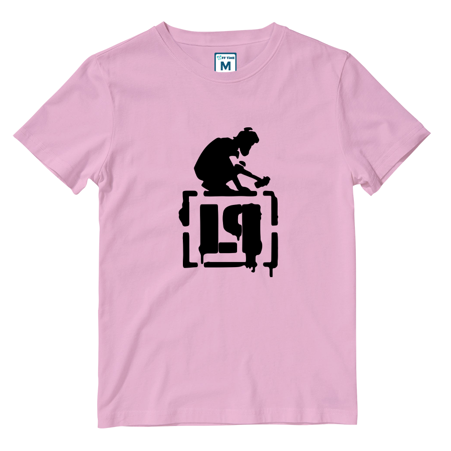 Cotton Shirt: Linkin Park Spray Painting