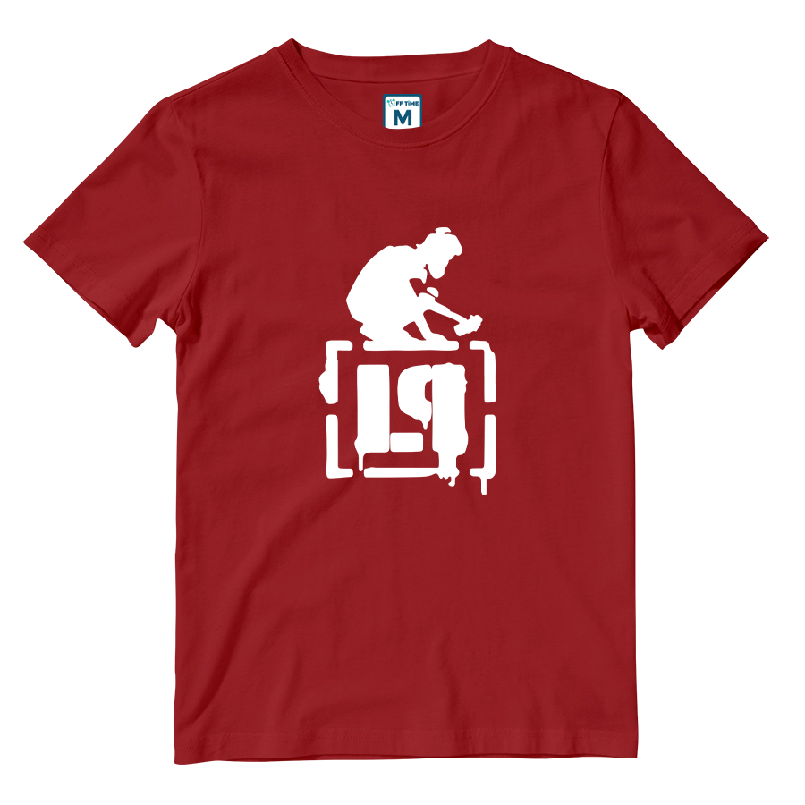 Cotton Shirt: Linkin Park Spray Painting