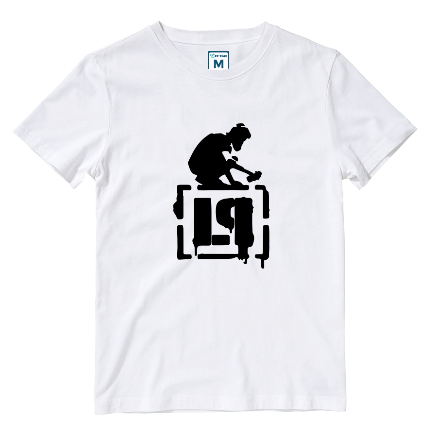 Cotton Shirt: Linkin Park Spray Painting