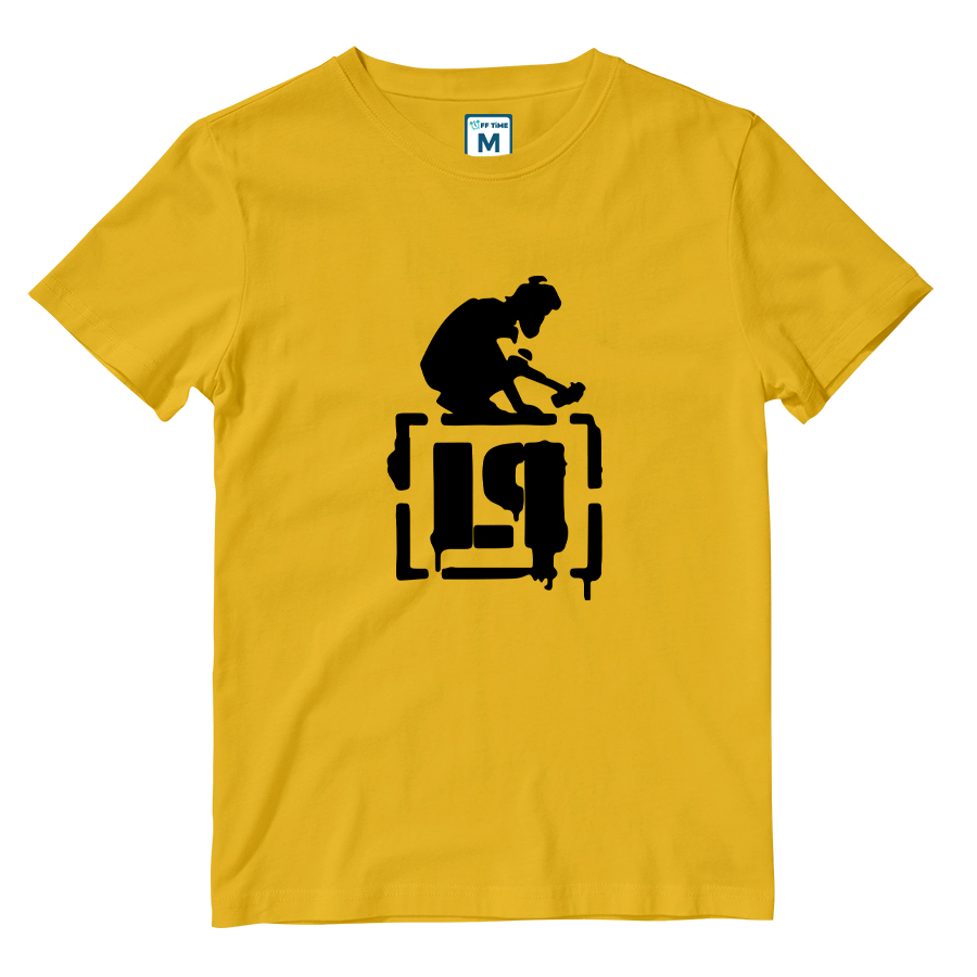 Cotton Shirt: Linkin Park Spray Painting