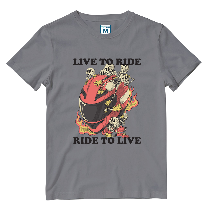 Cotton Shirt: Live to Ride