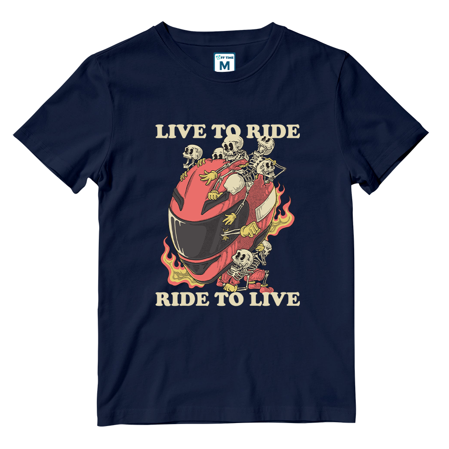 Cotton Shirt: Live to Ride