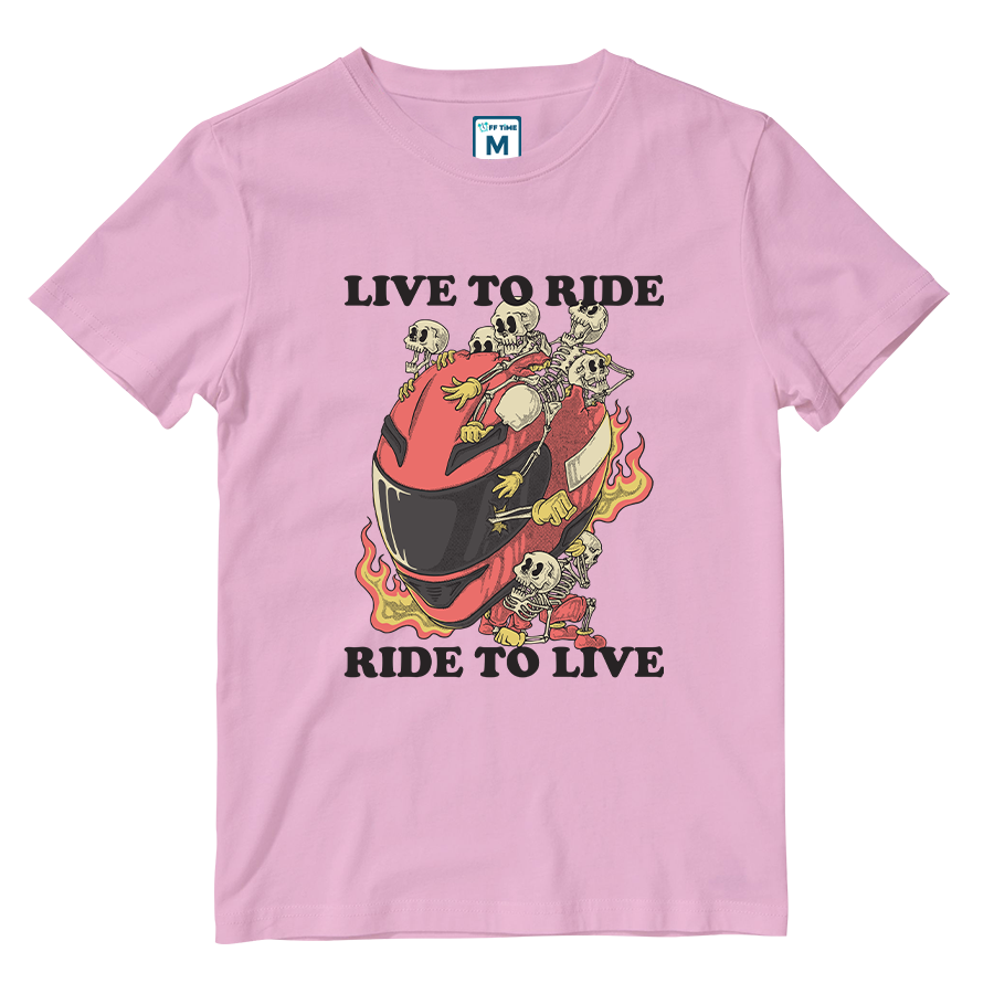 Cotton Shirt: Live to Ride