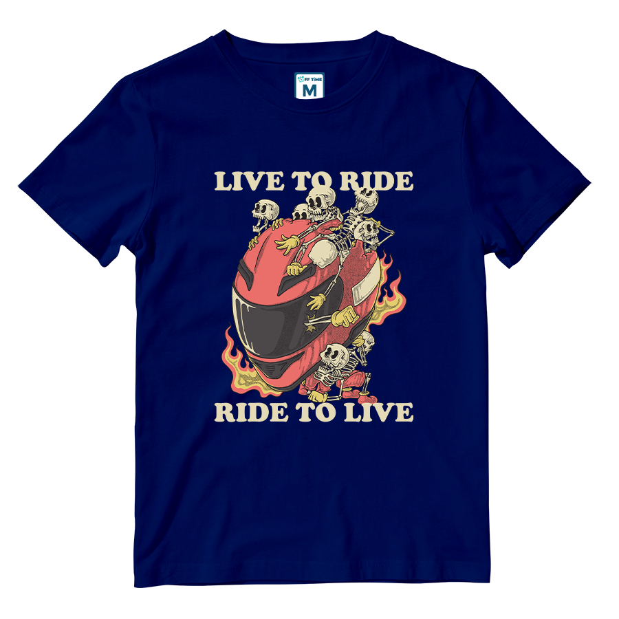 Cotton Shirt: Live to Ride