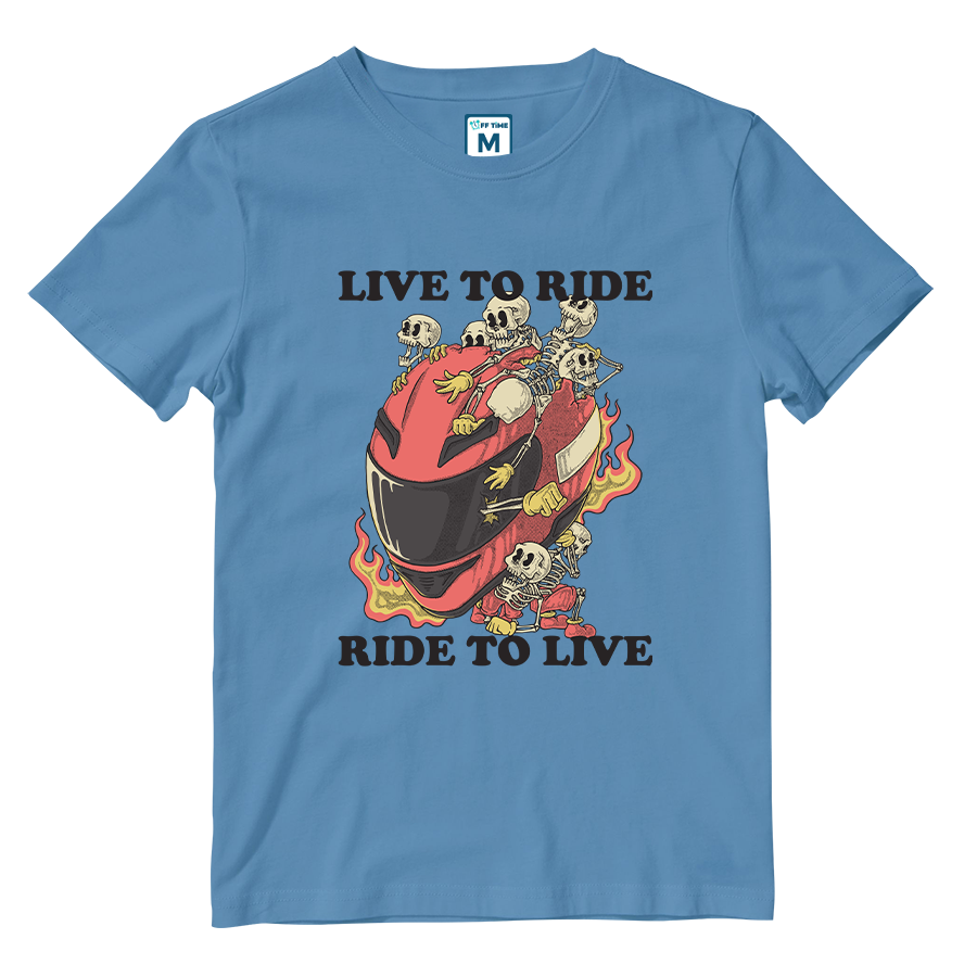 Cotton Shirt: Live to Ride