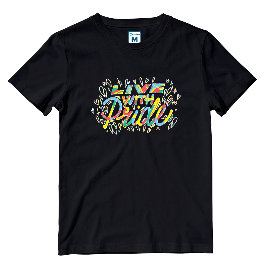 Cotton Shirt: Live with Pride