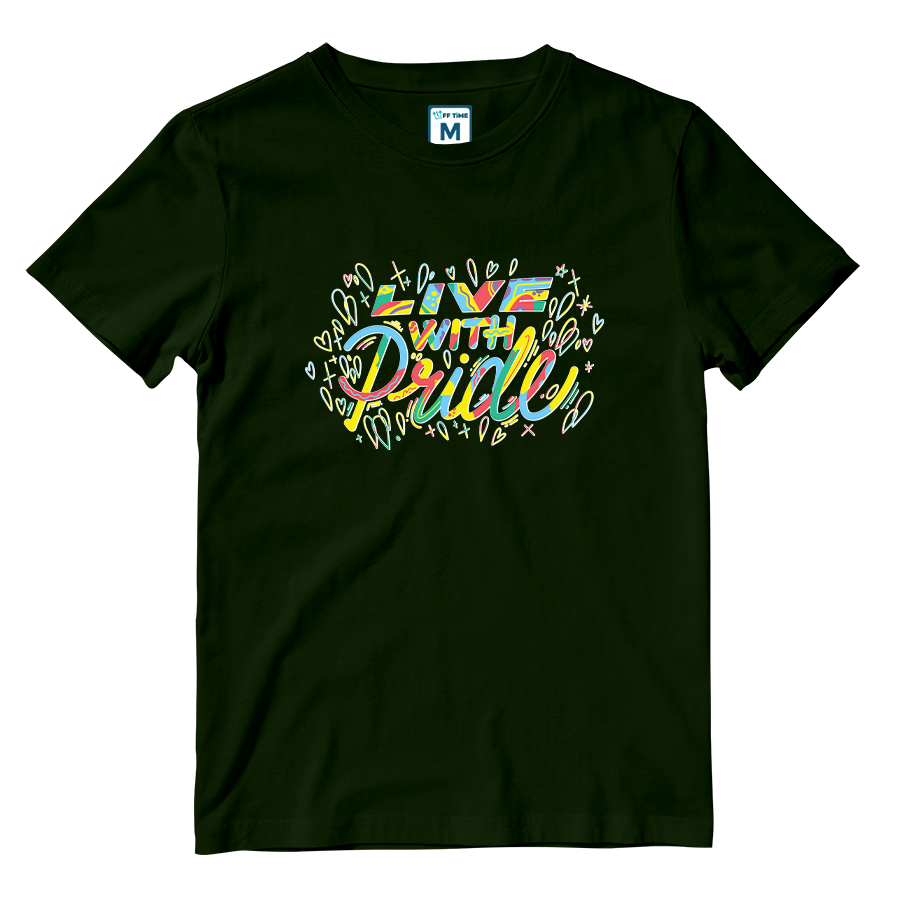 Cotton Shirt: Live with Pride