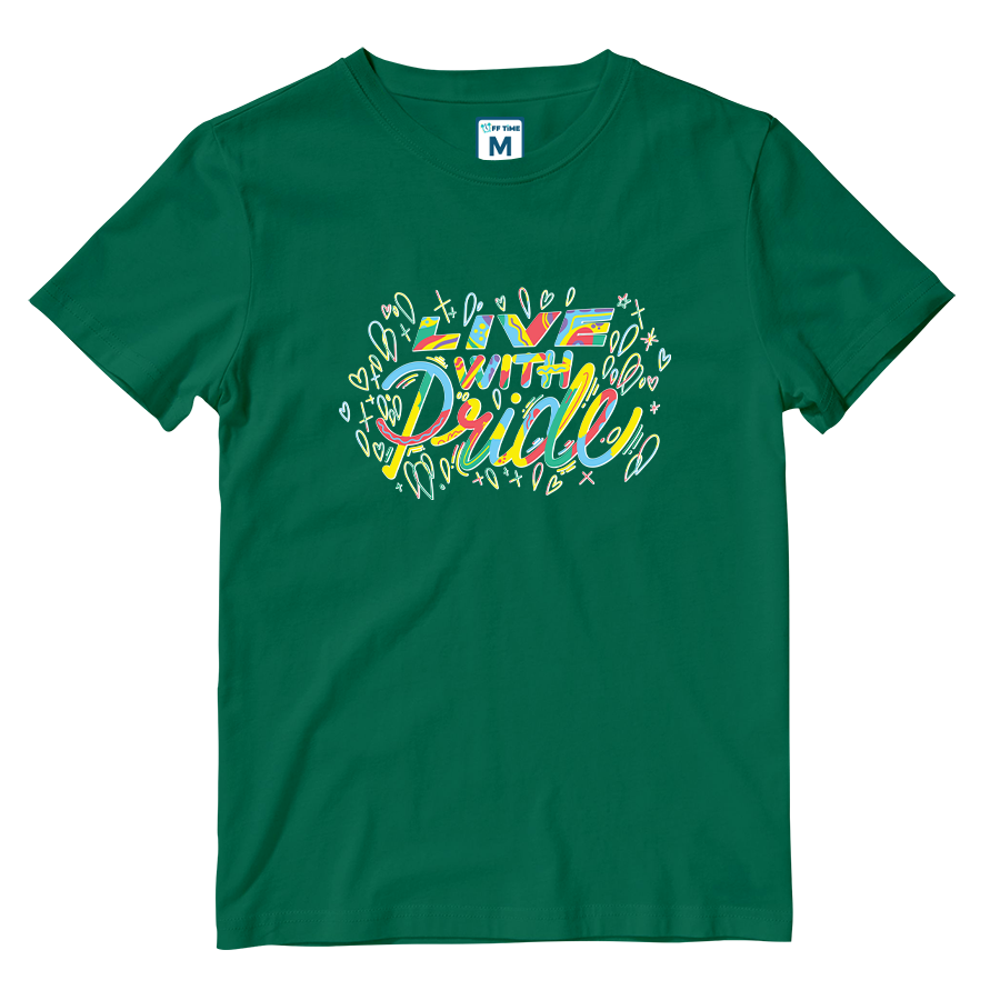 Cotton Shirt: Live with Pride