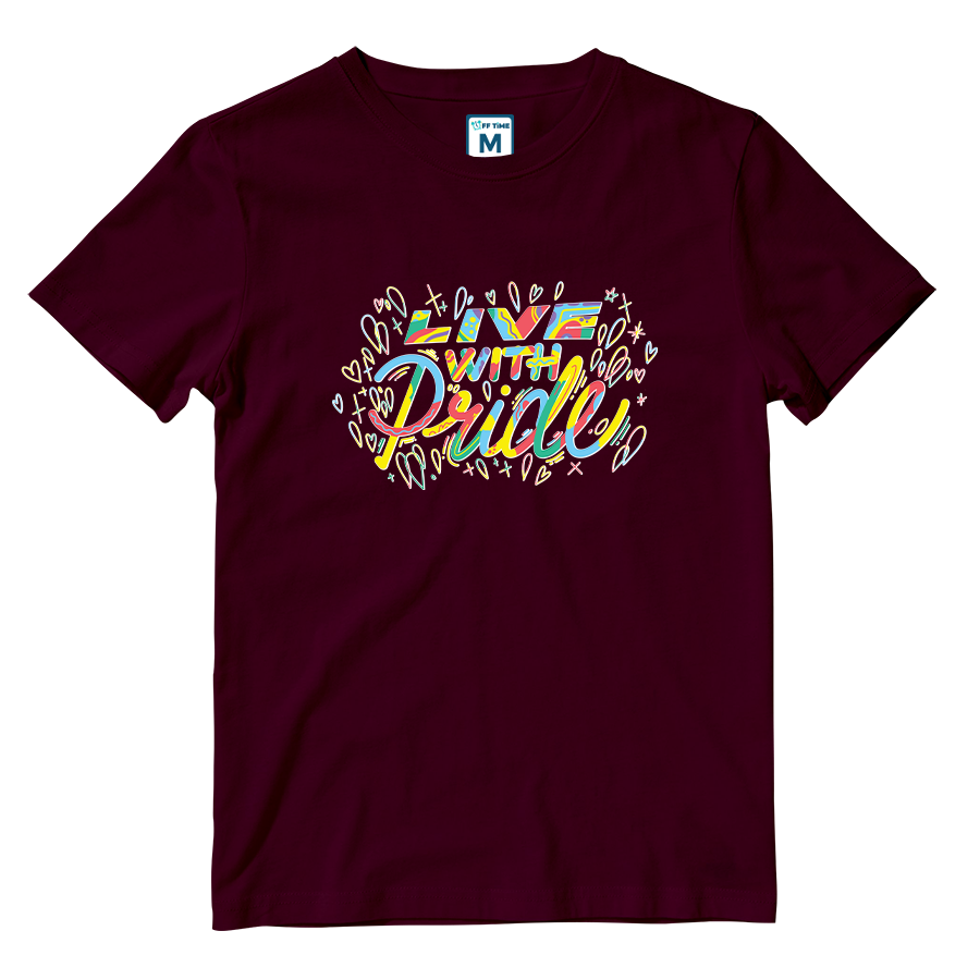 Cotton Shirt: Live with Pride