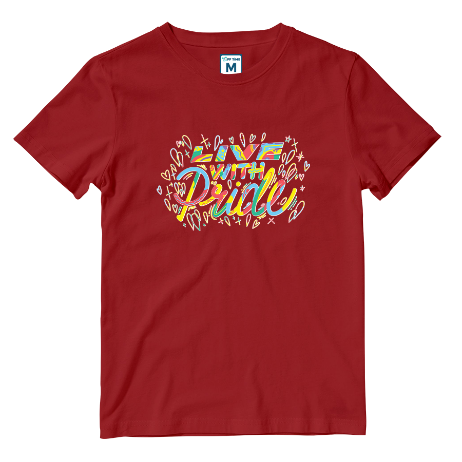 Cotton Shirt: Live with Pride