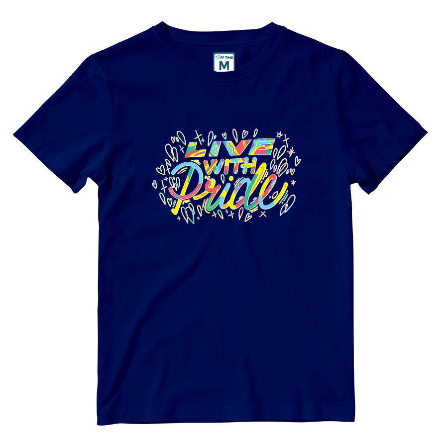 Cotton Shirt: Live with Pride