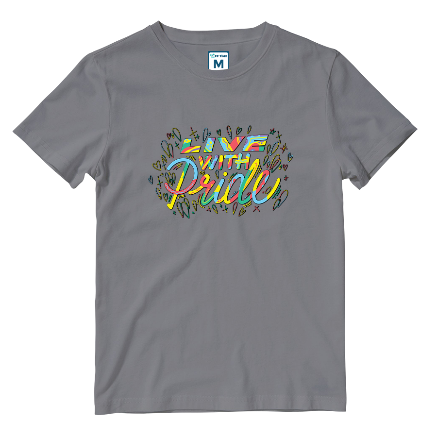 Cotton Shirt: Live with Pride