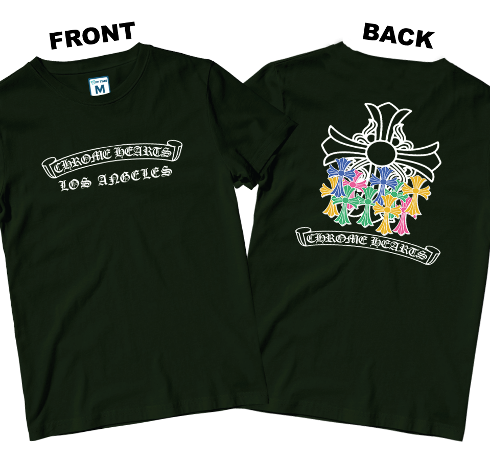 Cotton Shirt: Los Angeles Hearts (Front and Back)