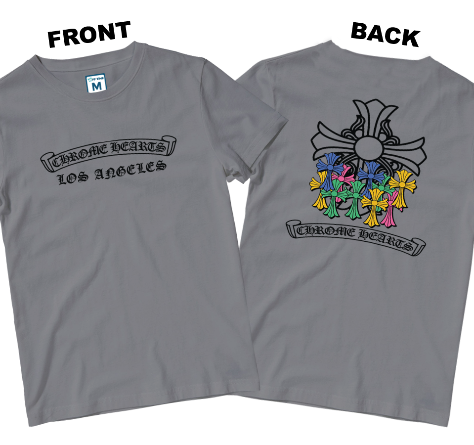 Cotton Shirt: Los Angeles Hearts (Front and Back)