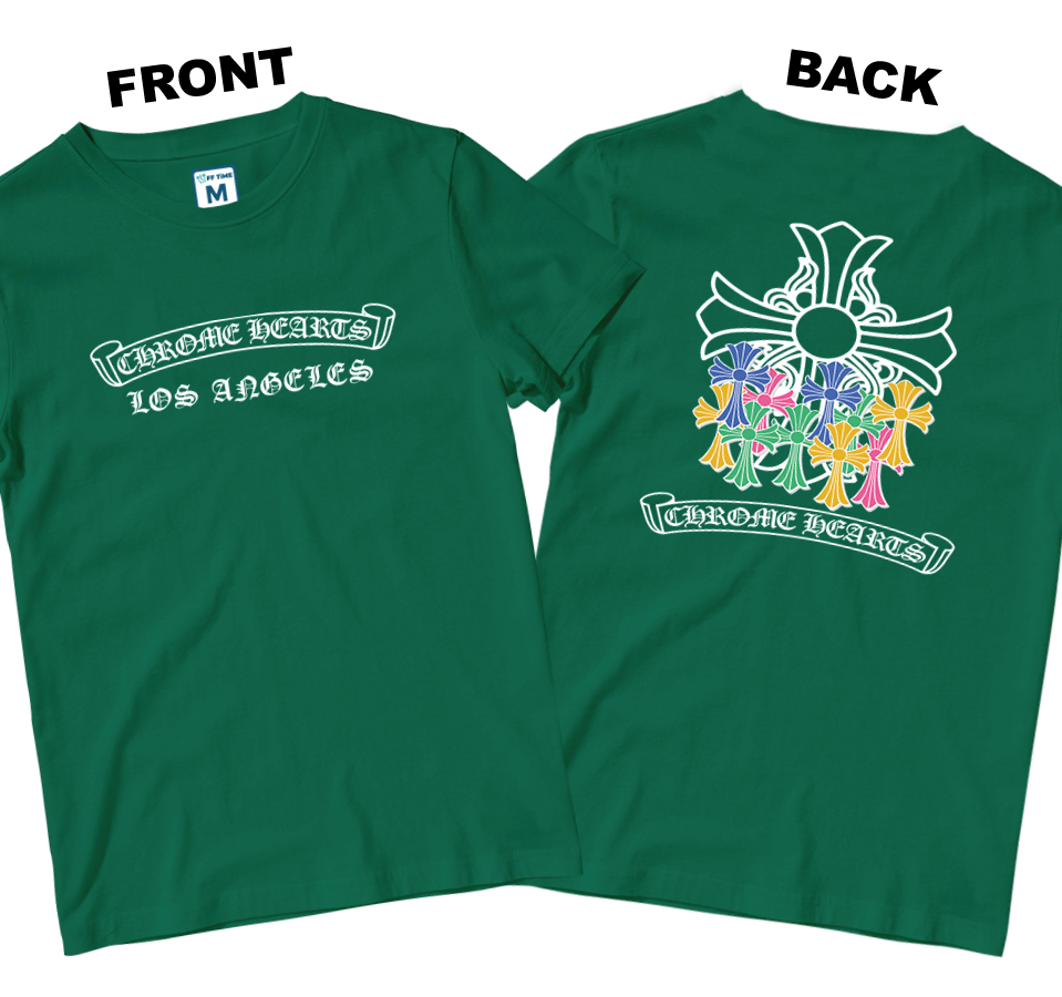 Cotton Shirt: Los Angeles Hearts (Front and Back)