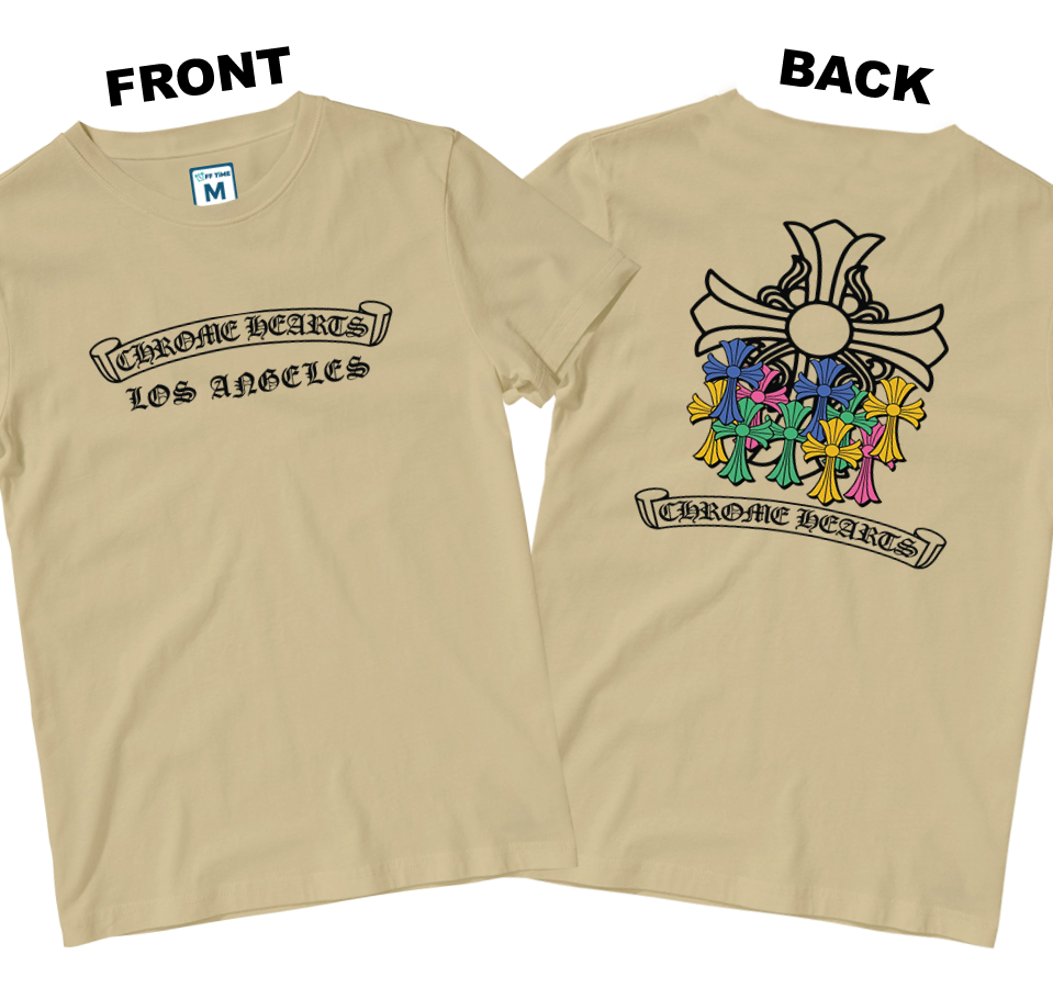 Cotton Shirt: Los Angeles Hearts (Front and Back)
