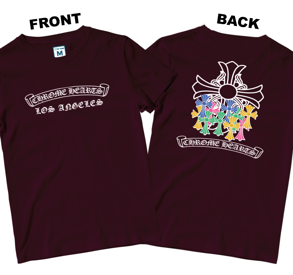 Cotton Shirt: Los Angeles Hearts (Front and Back)