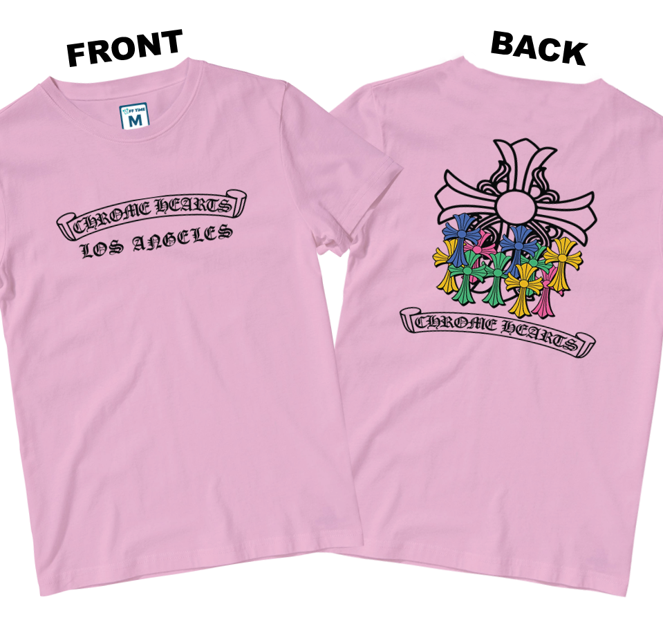 Cotton Shirt: Los Angeles Hearts (Front and Back)