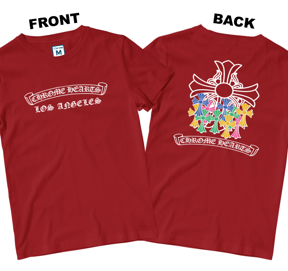 Cotton Shirt: Los Angeles Hearts (Front and Back)