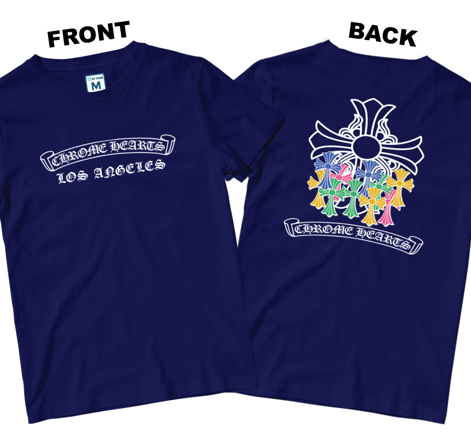 Cotton Shirt: Los Angeles Hearts (Front and Back)