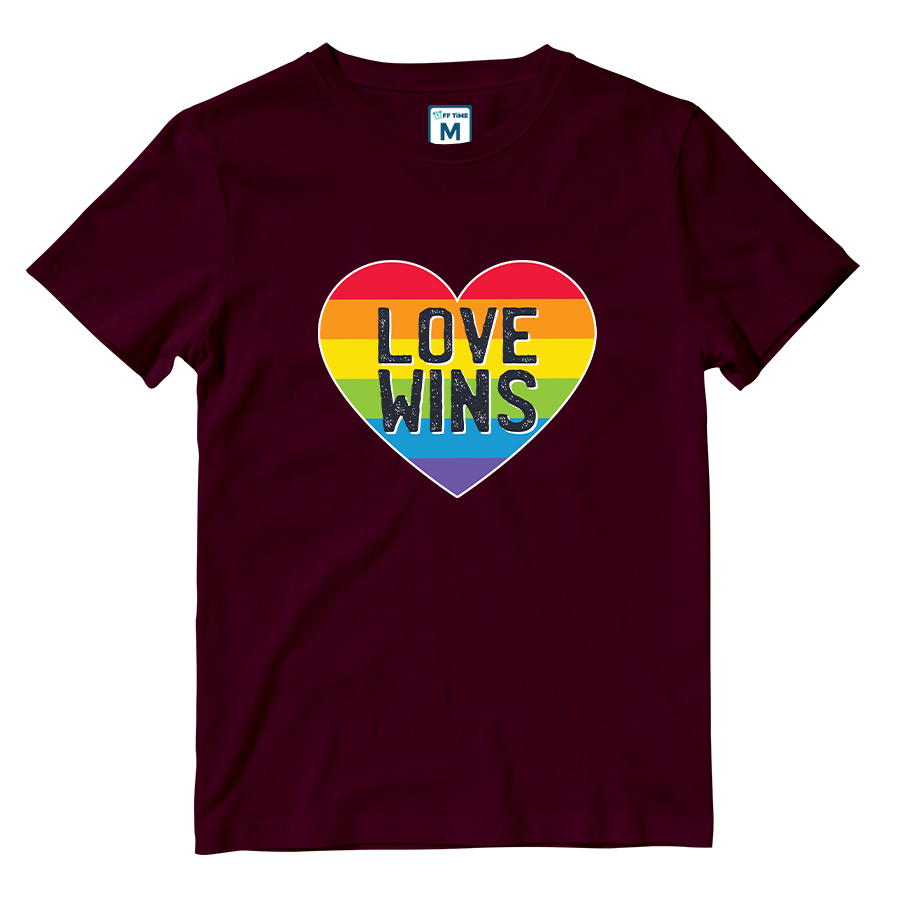 Cotton Shirt: Love Wins