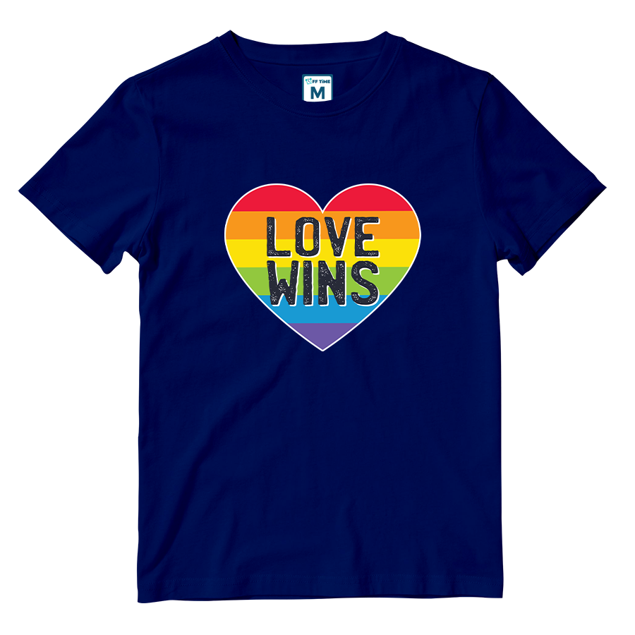 Cotton Shirt: Love Wins
