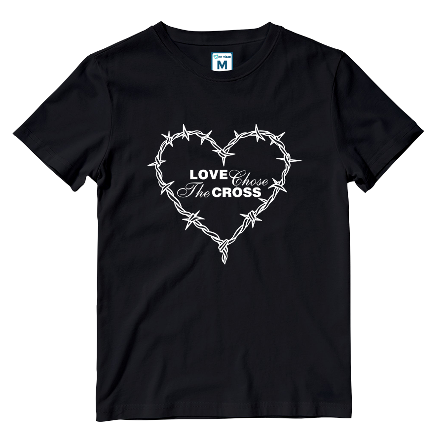 Cotton Shirt: Love Chose the Cross