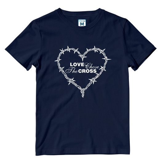 Cotton Shirt: Love Chose the Cross