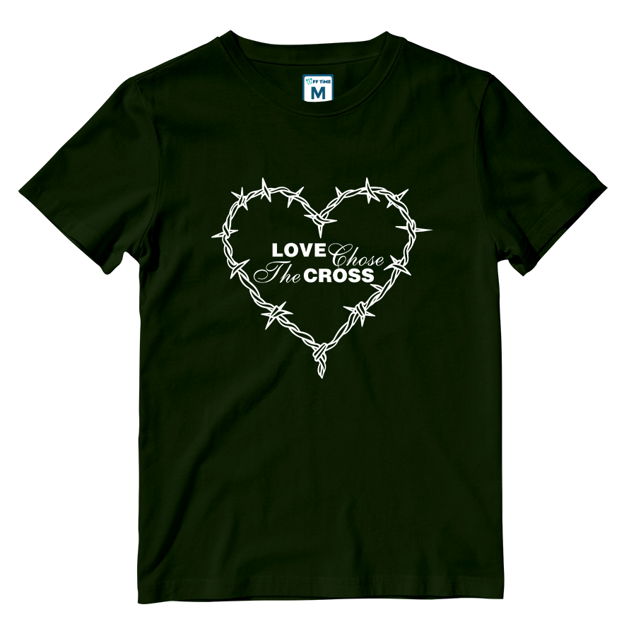 Cotton Shirt: Love Chose the Cross