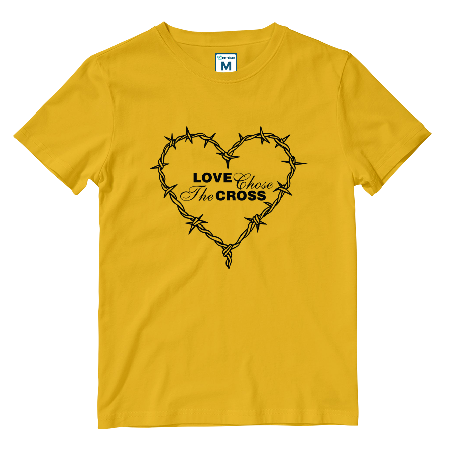 Cotton Shirt: Love Chose the Cross