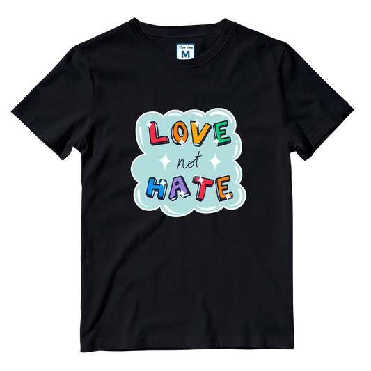 Cotton Shirt: Love not Hate