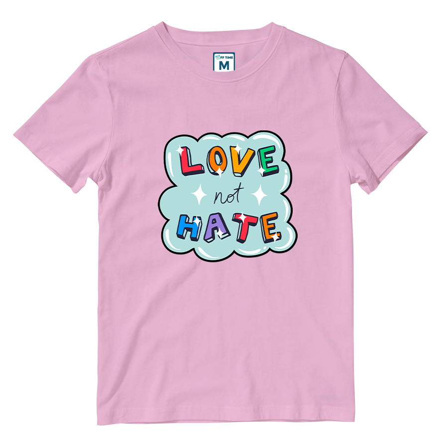 Cotton Shirt: Love not Hate