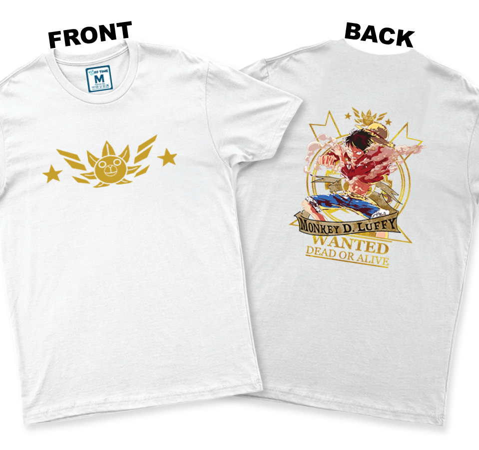 C.Spandex Shirt: Luffy Gear 2(Front and Back)