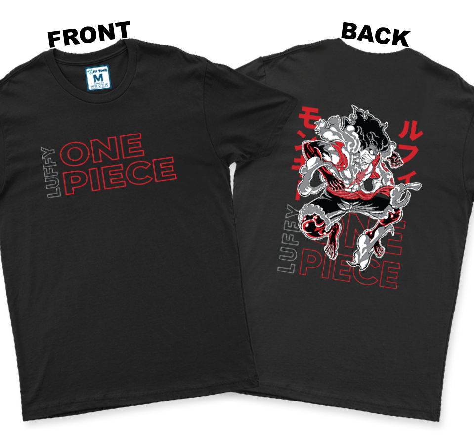 C.Spandex Shirt: Luffy Gear 4 (Front and Back)