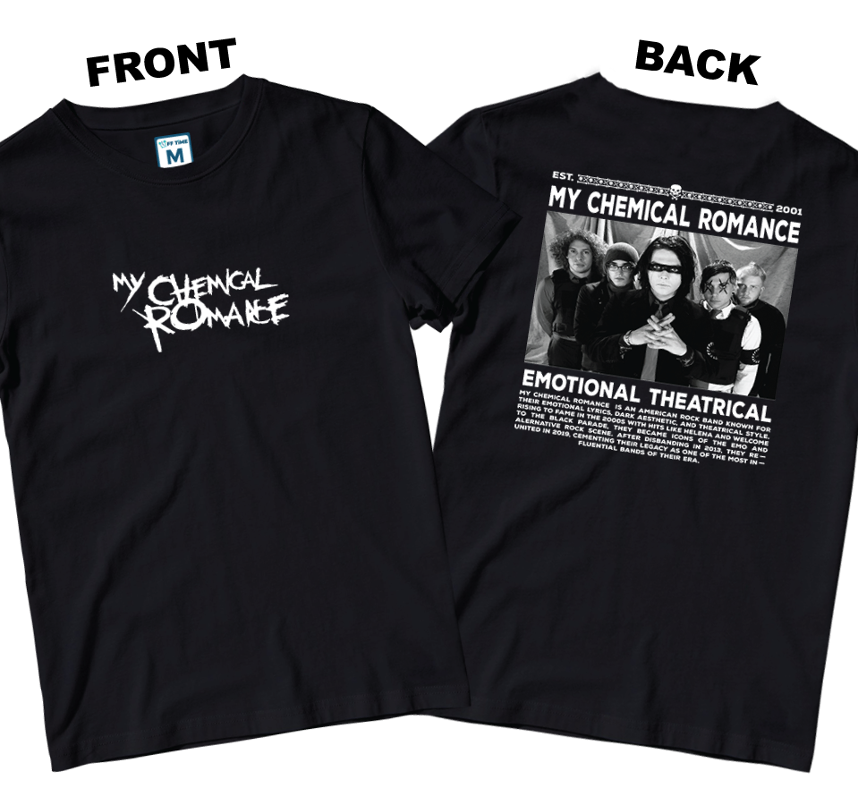 Cotton Shirt: MCR History (Front and Back)