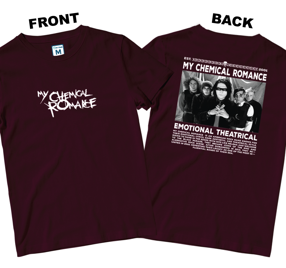 Cotton Shirt: MCR History (Front and Back)