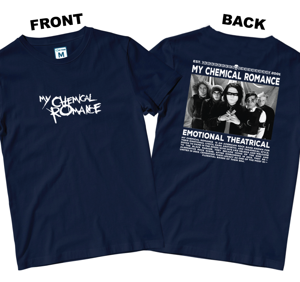 Cotton Shirt: MCR History (Front and Back)