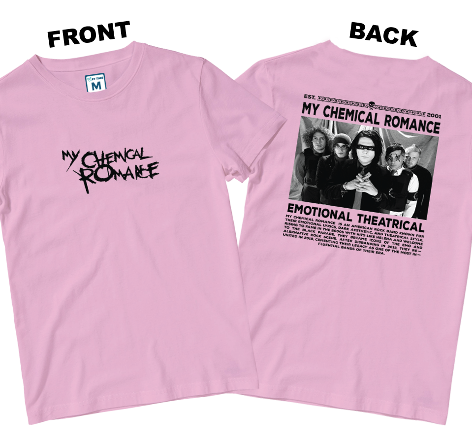 Cotton Shirt: MCR History (Front and Back)