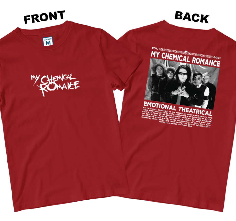 Cotton Shirt: MCR History (Front and Back)