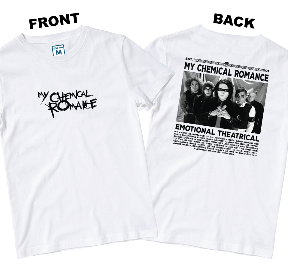 Cotton Shirt: MCR History (Front and Back)