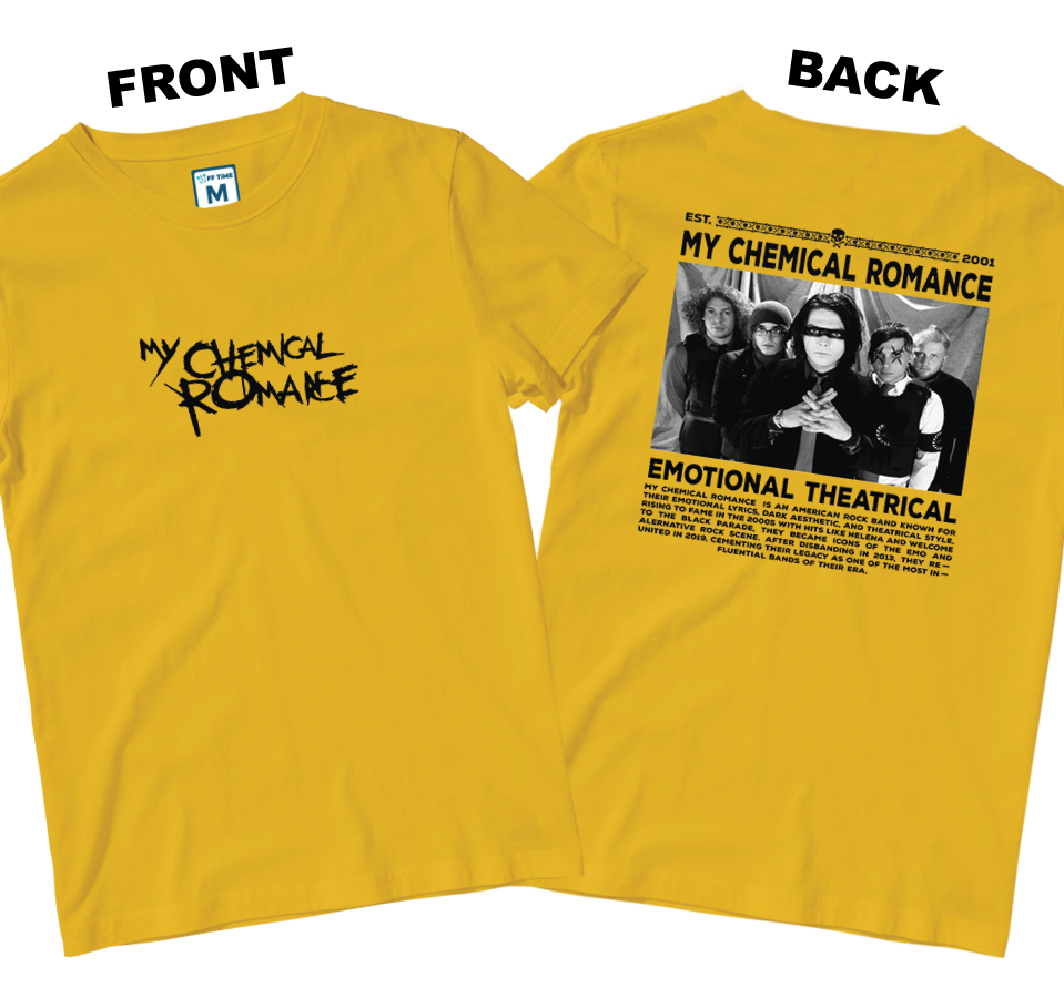 Cotton Shirt: MCR History (Front and Back)