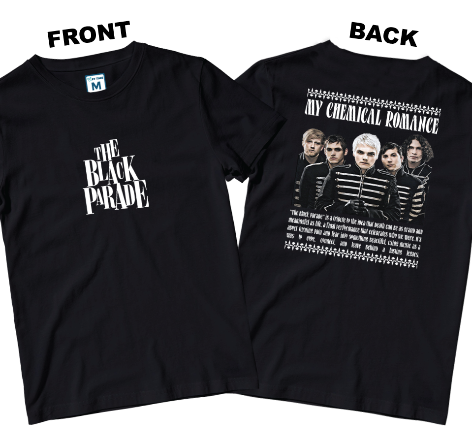 Cotton Shirt: MCR The Black Parade (Front and Back)