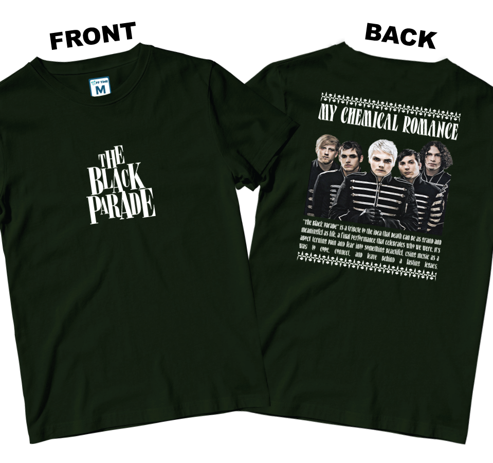 Cotton Shirt: MCR The Black Parade (Front and Back)